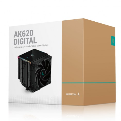 Deepcool | AK620 | Zero Dark | Intel, AMD | Digital CPU Air Cooler - 11